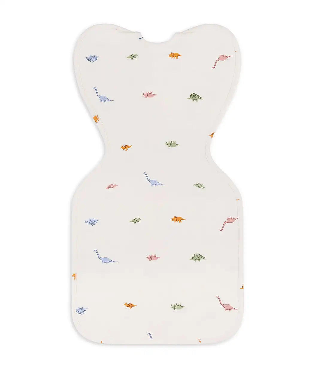 Swaddle Up™ 1.0 TOG Cotton Cream Dino Snore