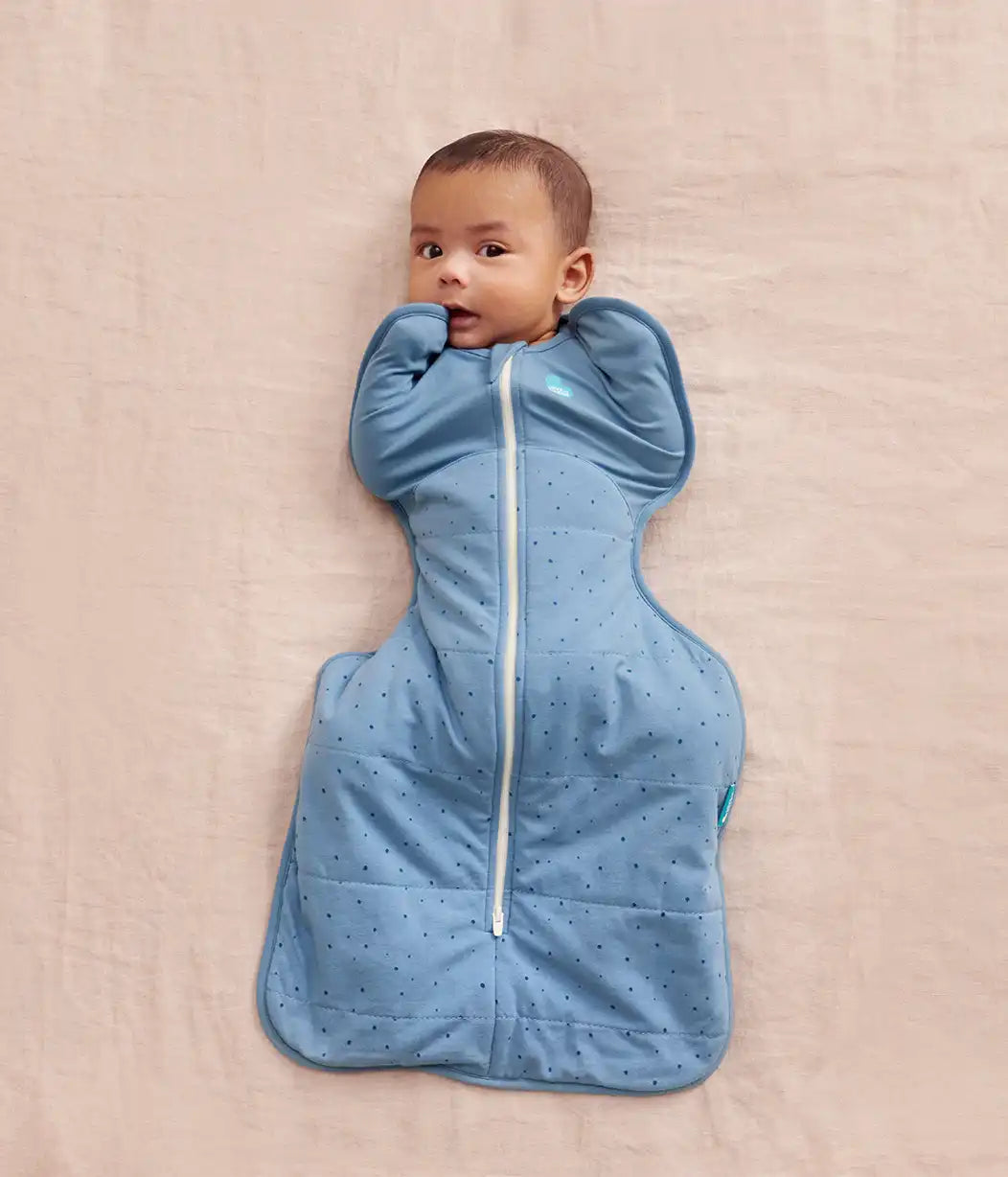 Swaddle Up Starter Bundle | 2.5 TOG | Storm Blue Pebbles | Olive Bees | Oatmeal Bees