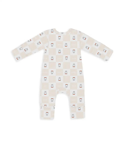 Romper Snug Fit Viscose from Bamboo Birch Miffy Checker
