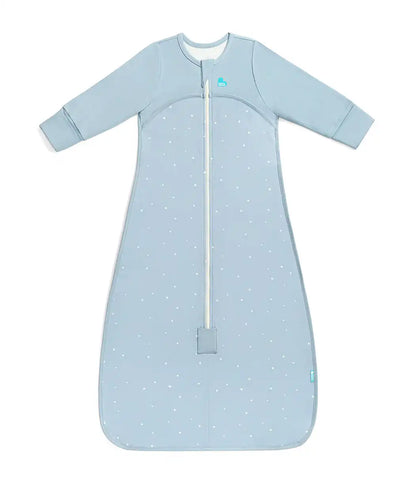 Sleep Bag Long Sleeve 1.0 TOG Cotton Powder Blue Twinkle