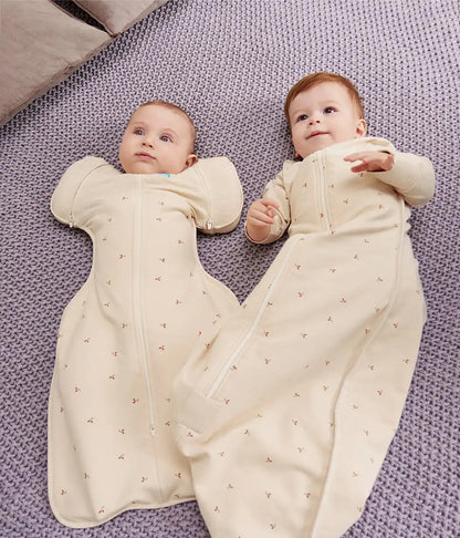 Swaddle Up™ 2-in-1 Transition Bag 1.5 TOG Cotton Oatmeal Twigs