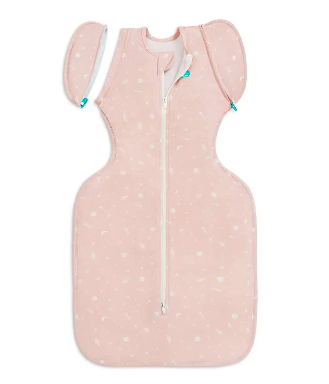 Swaddle Up™ 2-in-1 Transition Bag 1.0 TOG Viscose from Bamboo Pink Time and Space
