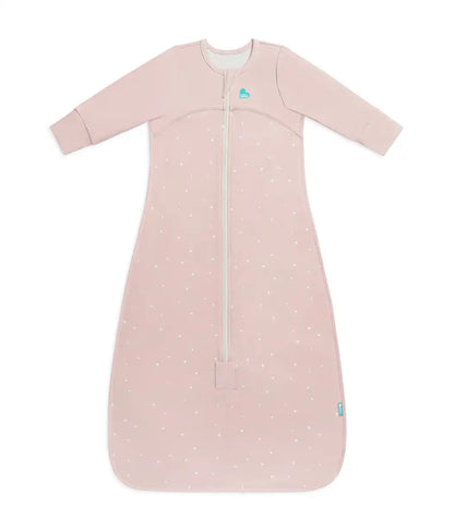 Sleep Bag Long Sleeve 1.0 TOG Cotton Powder Pink Twinkle