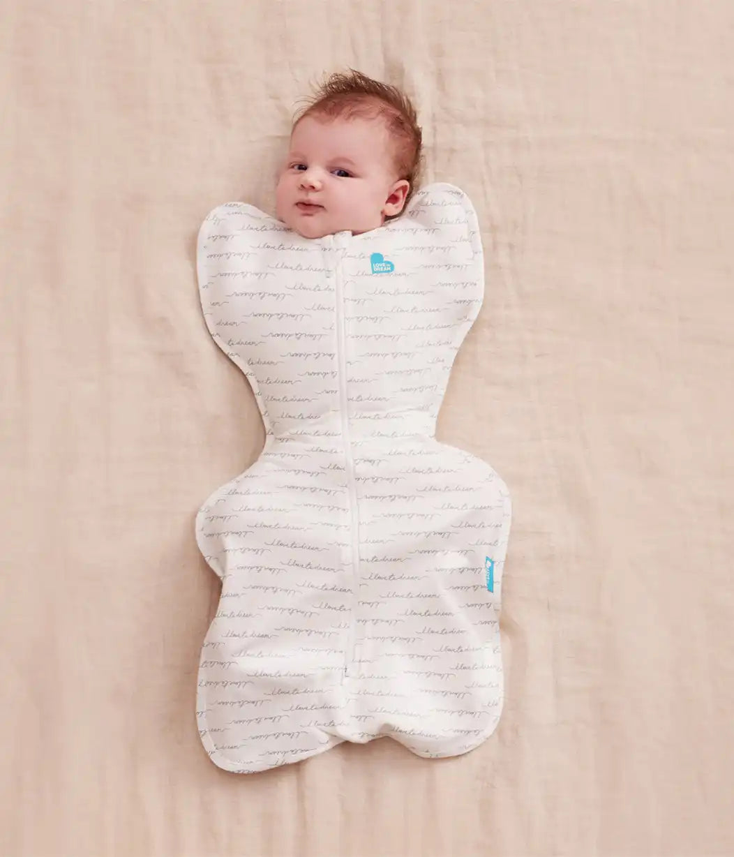Essential Mattress Gift Bundle | Mattress | Swaddle | 1.0 TOG | Gray | Dreamer White