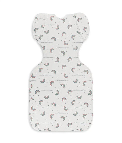 Swaddle Up™ 2-in-1 Transition Bag 1.0 TOG Cotton White Rainbow Dream
