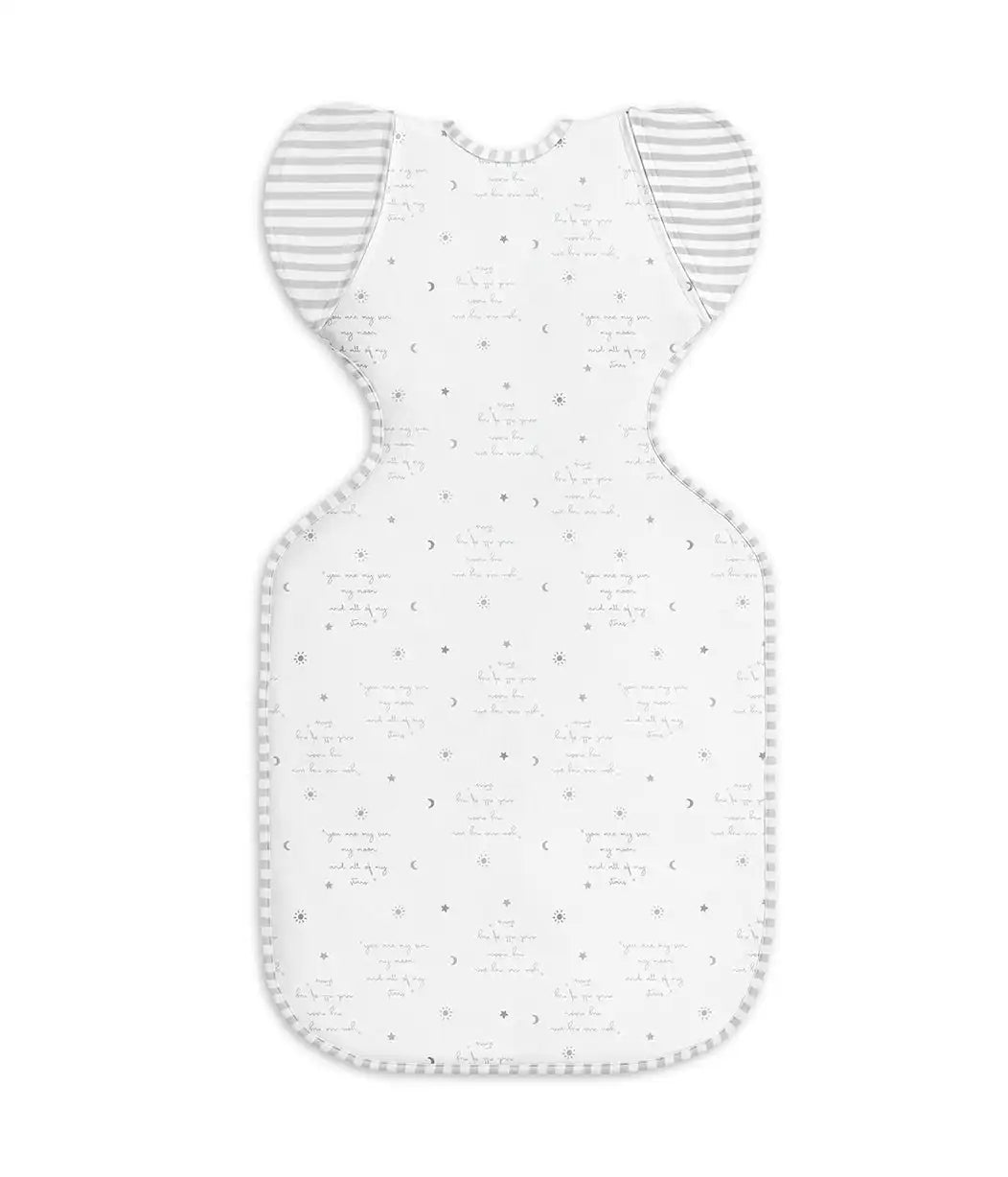 Swaddle Up™ 2-in-1 Transition Bag 0.2 TOG Cotton White You Are My