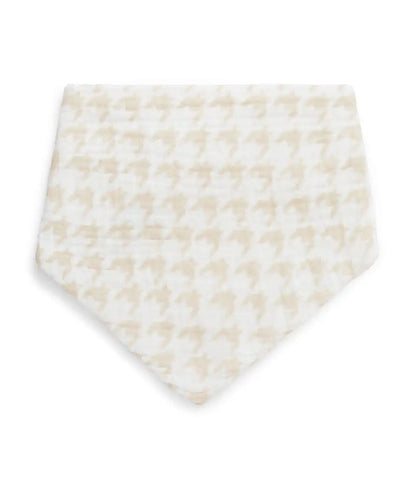 Bib 2 Pack Muslin White Mini Cloud Bunnies