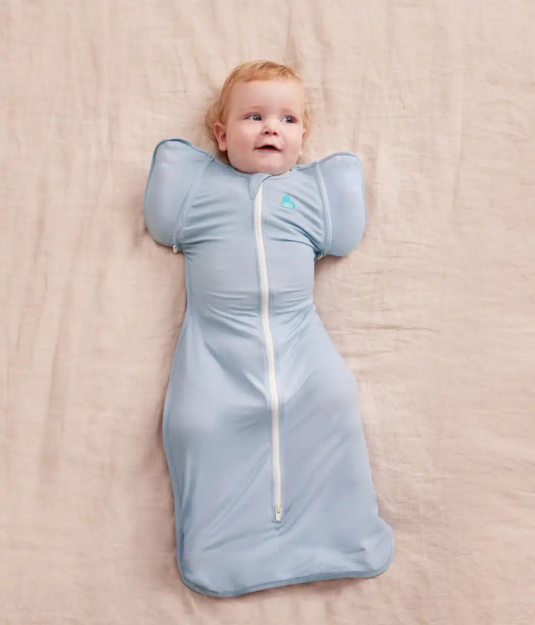 Swaddle Up™ 2-in-1 Transition Bag 0.2 TOG Cotton Soft Blue