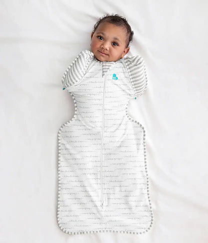 Swaddle Up™ 2-in-1 Transition Bag 1.0 TOG Cotton White Dreamer