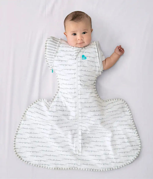 Swaddle Up™ 2-in-1 Transition Bag Hip Harness 1.0 TOG Cotton White Dreamer