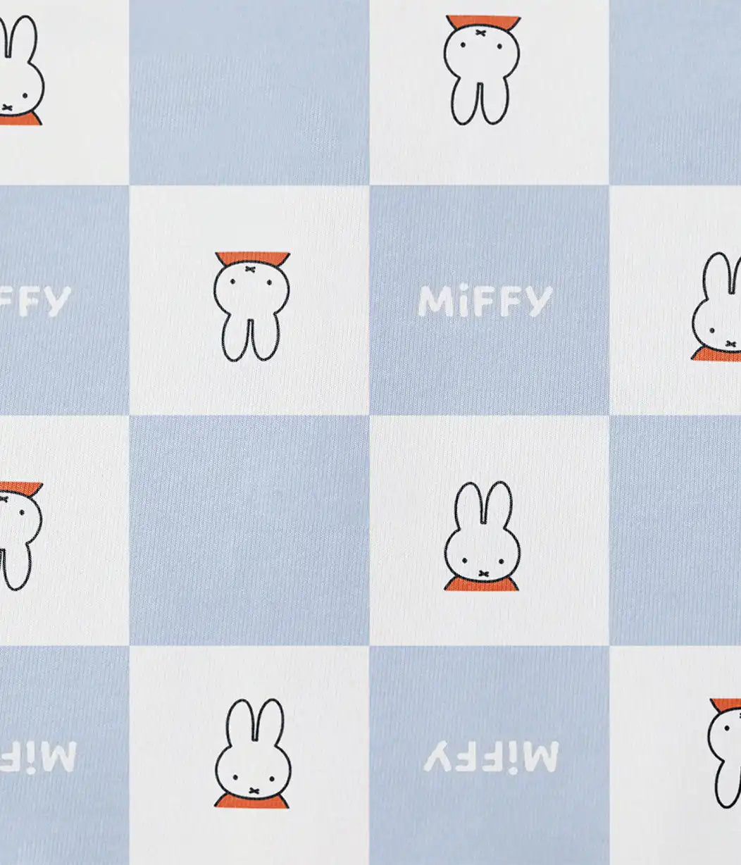 Swaddle Up™ 2-in-1 Transition Bag 1.0 TOG Cotton Blue Miffy Checker