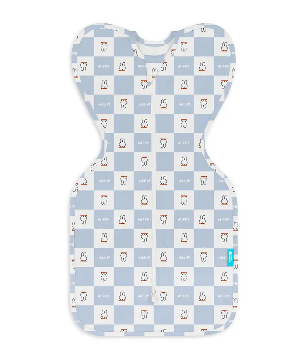 Swaddle Up™ 1.0 TOG Cotton Blue Miffy Checker