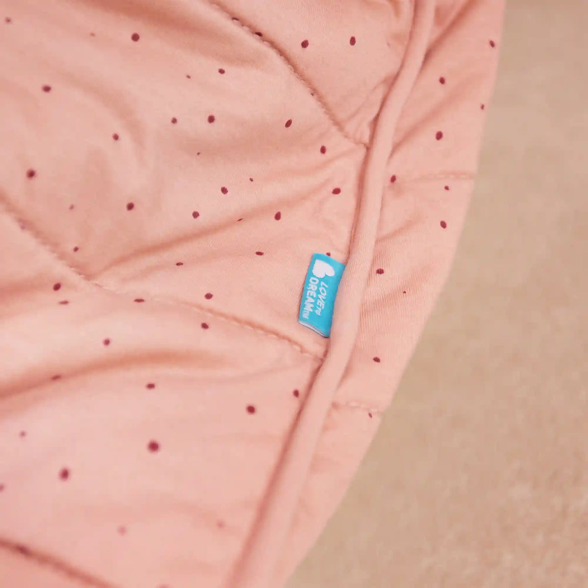 Sleep Bag Long Sleeve 2.5 TOG Cotton Rose Pebbles