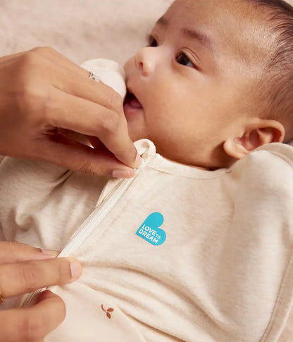 Swaddle Up™ 1.5 TOG Cotton Oatmeal Twigs
