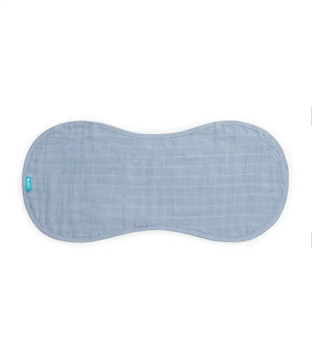 Burp Cloth 2 Pack Muslin Mist Blue Rocket