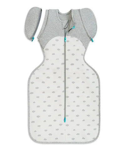 Swaddle Up™ 2-in-1 Transition Bag 1.5 TOG Cotton White Mini Cloud