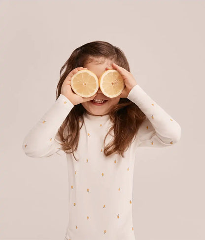 Sleep Suit & Pajama Bundle | 1.0 TOG | Houndstooth | Lemons