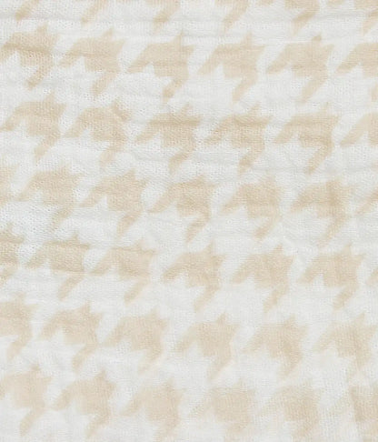 Baby Bath Bundle | Hooded Towel, Wash Cloth | Houndstooth