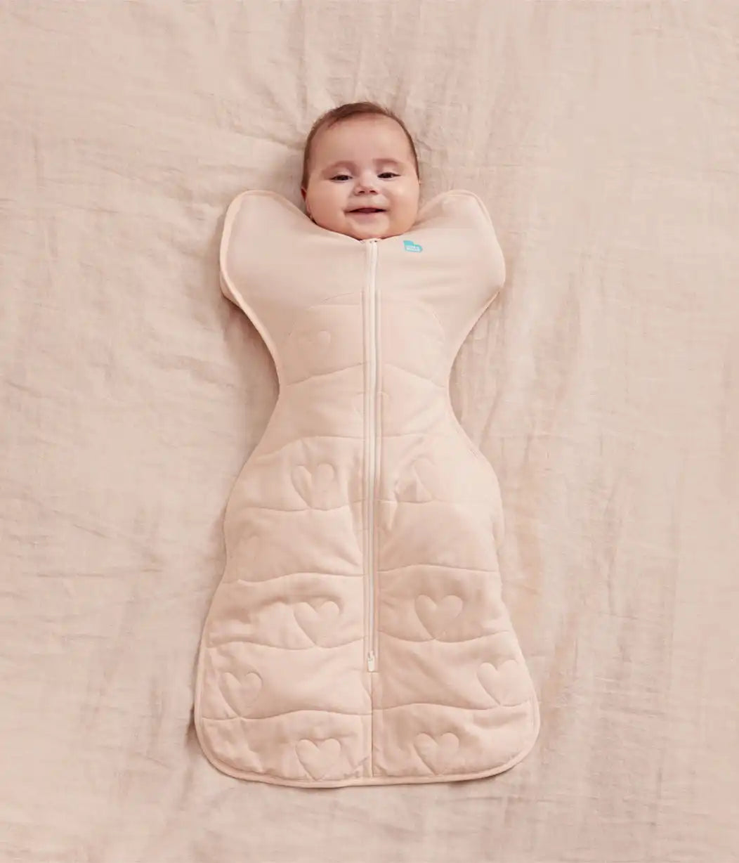 Swaddle Up Starter Bundle | 3.5 | 2.5 TOG | Blush Heart | Olive Bees