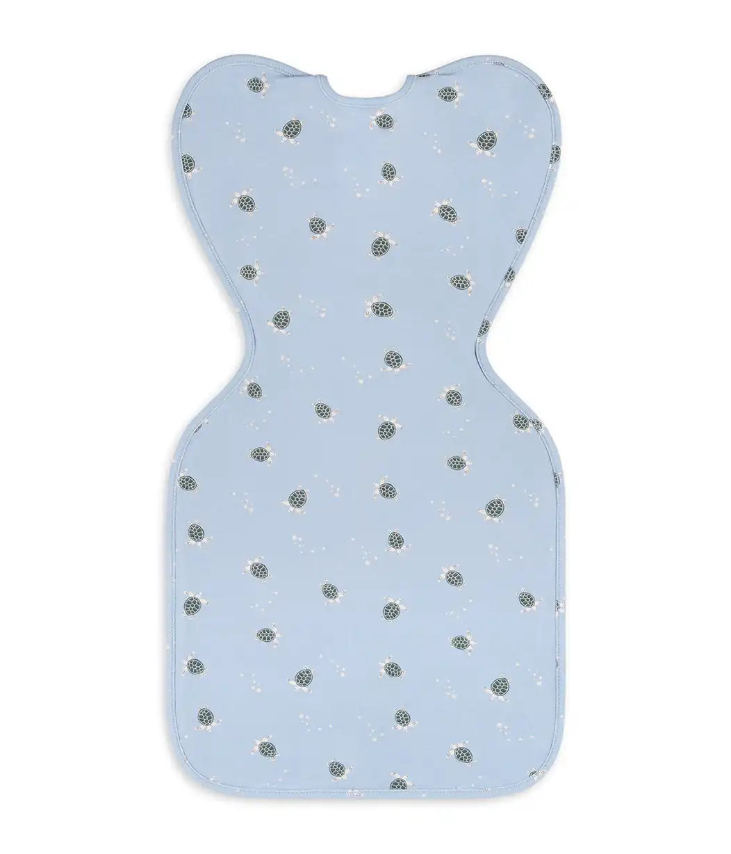 Swaddle Up™ 1.0 TOG Cotton Mist Blue Turtally