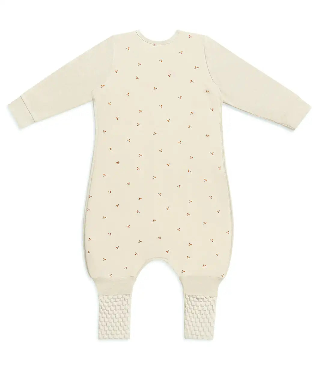 Sleep Suit Long Sleeve 1.5 TOG Cotton Oatmeal Twigs