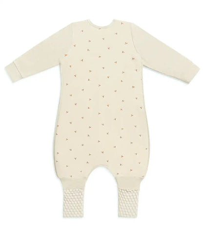 Sleep Suit Long Sleeve 1.5 TOG Cotton Oatmeal Twigs