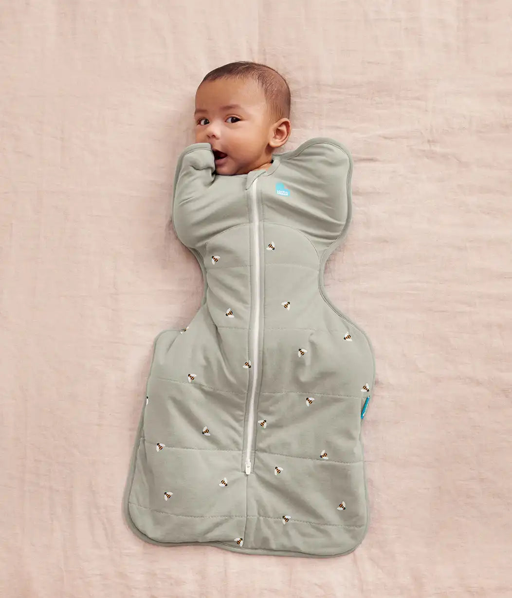 Swaddle Up Starter Bundle | 3.5 | 2.5 TOG | Blush Heart | Olive Bees