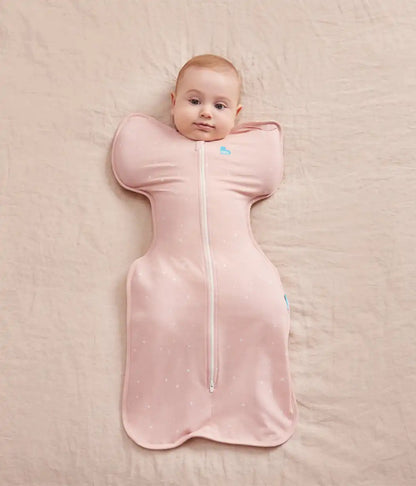 Swaddle Up™ 1.0 TOG Cotton Powder Pink Twinkle