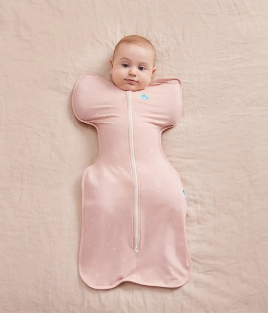 Swaddle Up™ 1.0 TOG Cotton Powder Pink Twinkle