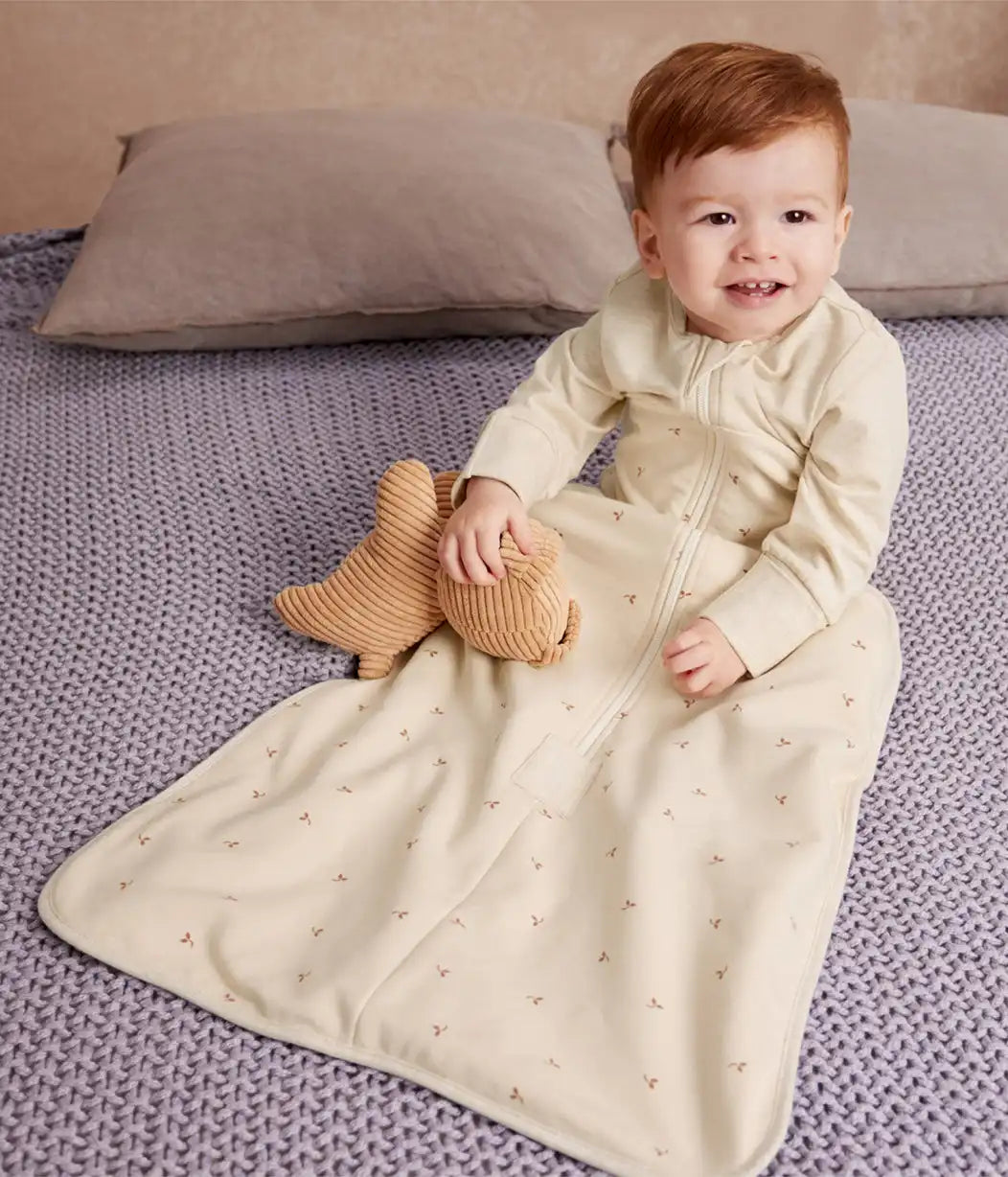 Sleep Bag Bundle | 1.0 TOG | 1.5 TOG | Powder Pink Twinkle 2 | Oatmeal Twigs