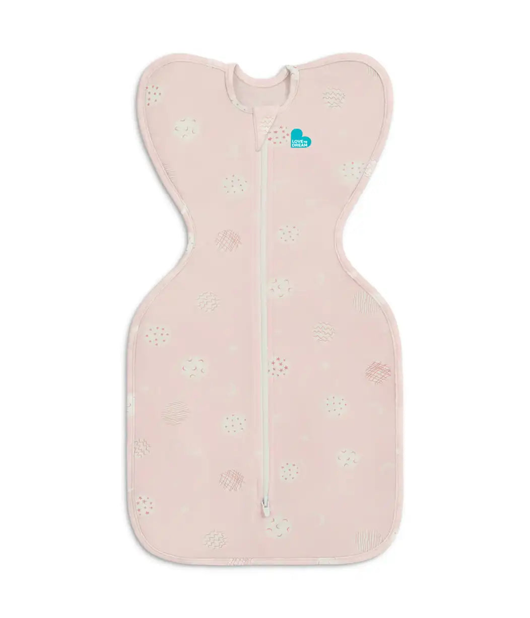 Swaddle Up™ 0.2 TOG Viscose from Bamboo Light Pink Little Dreamer