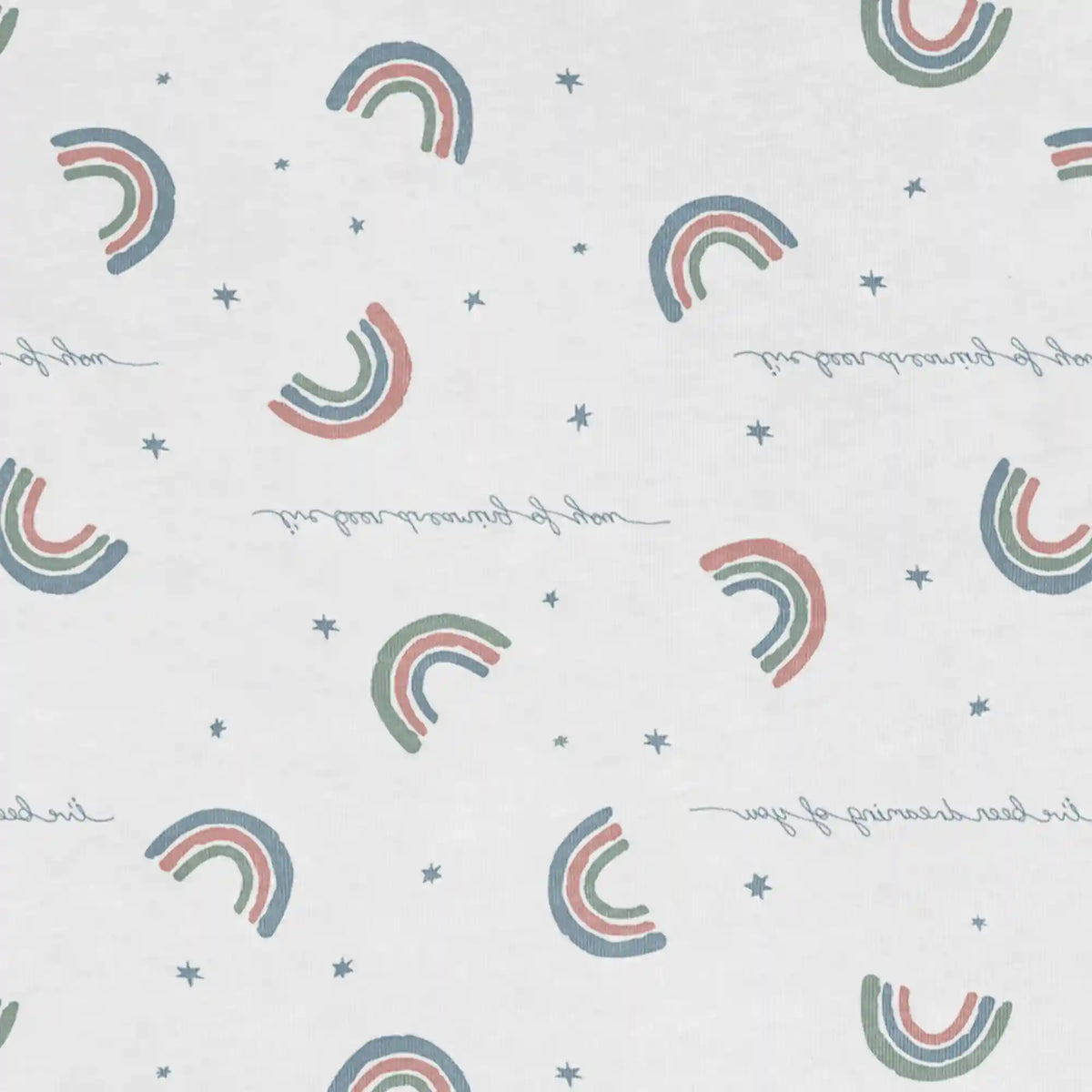 Swaddle Up™ 1.0 TOG Cotton White Rainbow Dream