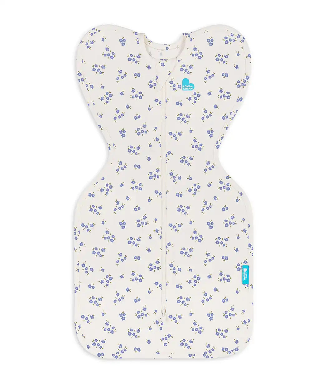 Swaddle Up™ 1.0 TOG Cotton Jacaranda Meadow