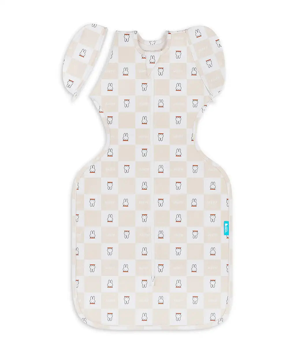 Swaddle Up™ 2-in-1 Transition Bag 1.0 TOG Cotton Birch Miffy Checker