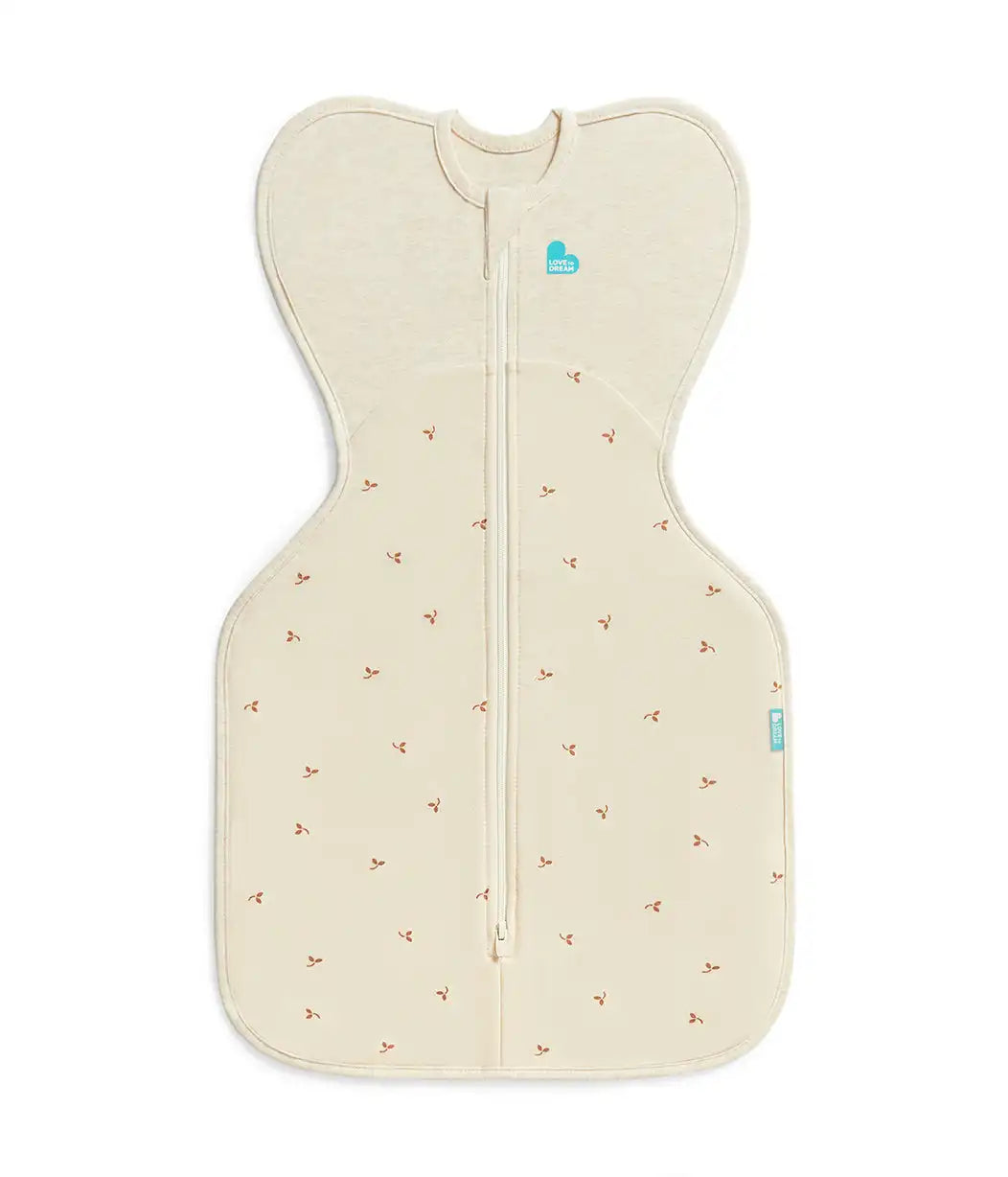 Swaddle Up™ 1.5 TOG Cotton Oatmeal Twigs