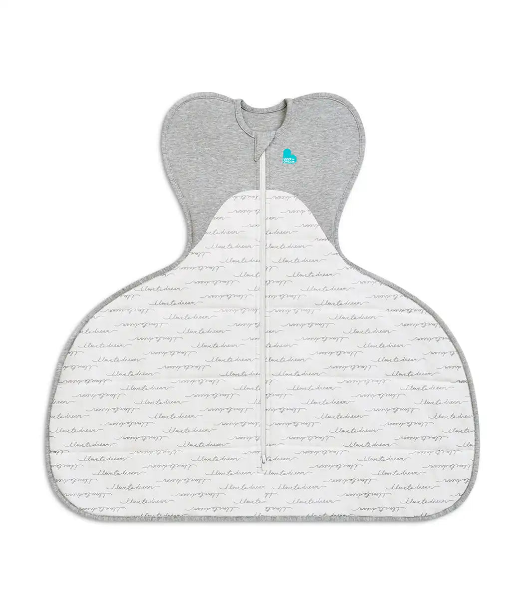 Swaddle Up™ Hip Harness 2.5 TOG Cotton White Dreamer