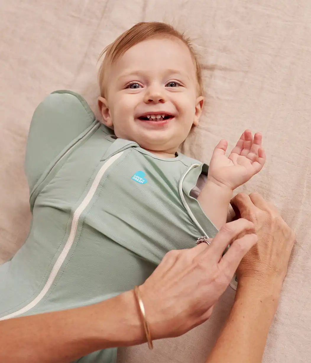 Swaddle Up™ 2-in-1 Transition Bag 0.2 TOG Cotton Olive