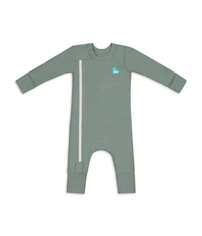 Swaddle Up & Romper Bundle | 2.5 TOG | Oatmeal Bees | Deep Olive