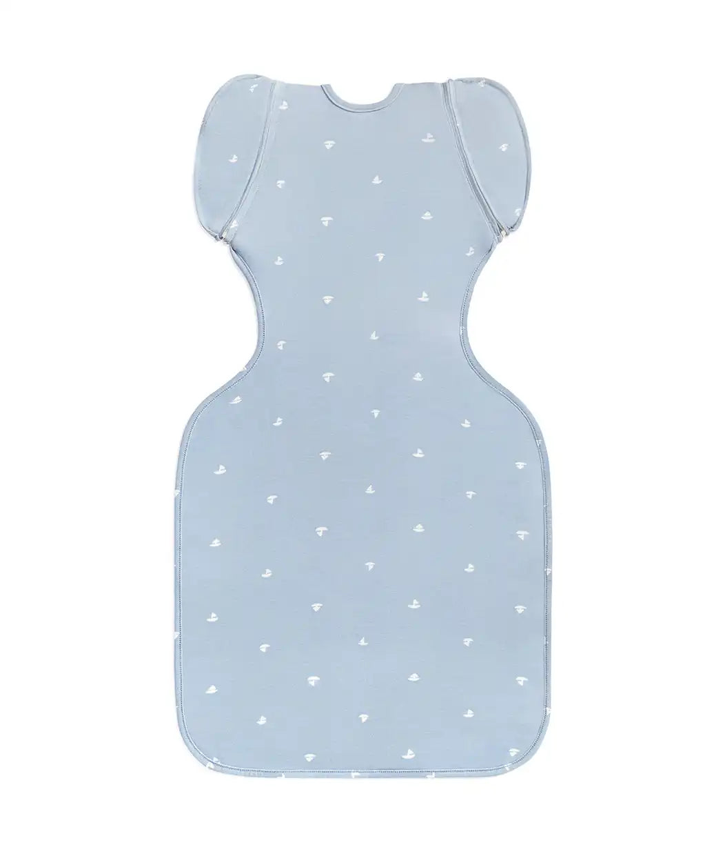 Swaddle Up™ 2-in-1 Transition Bag 1.0 TOG Viscose from Bamboo Mist Blue Boats