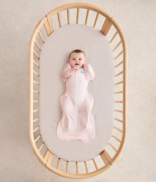 Swaddle Up™ 2-in-1 Transition Bag 0.2 TOG Viscose from Bamboo Light Pink Little Dreamer
