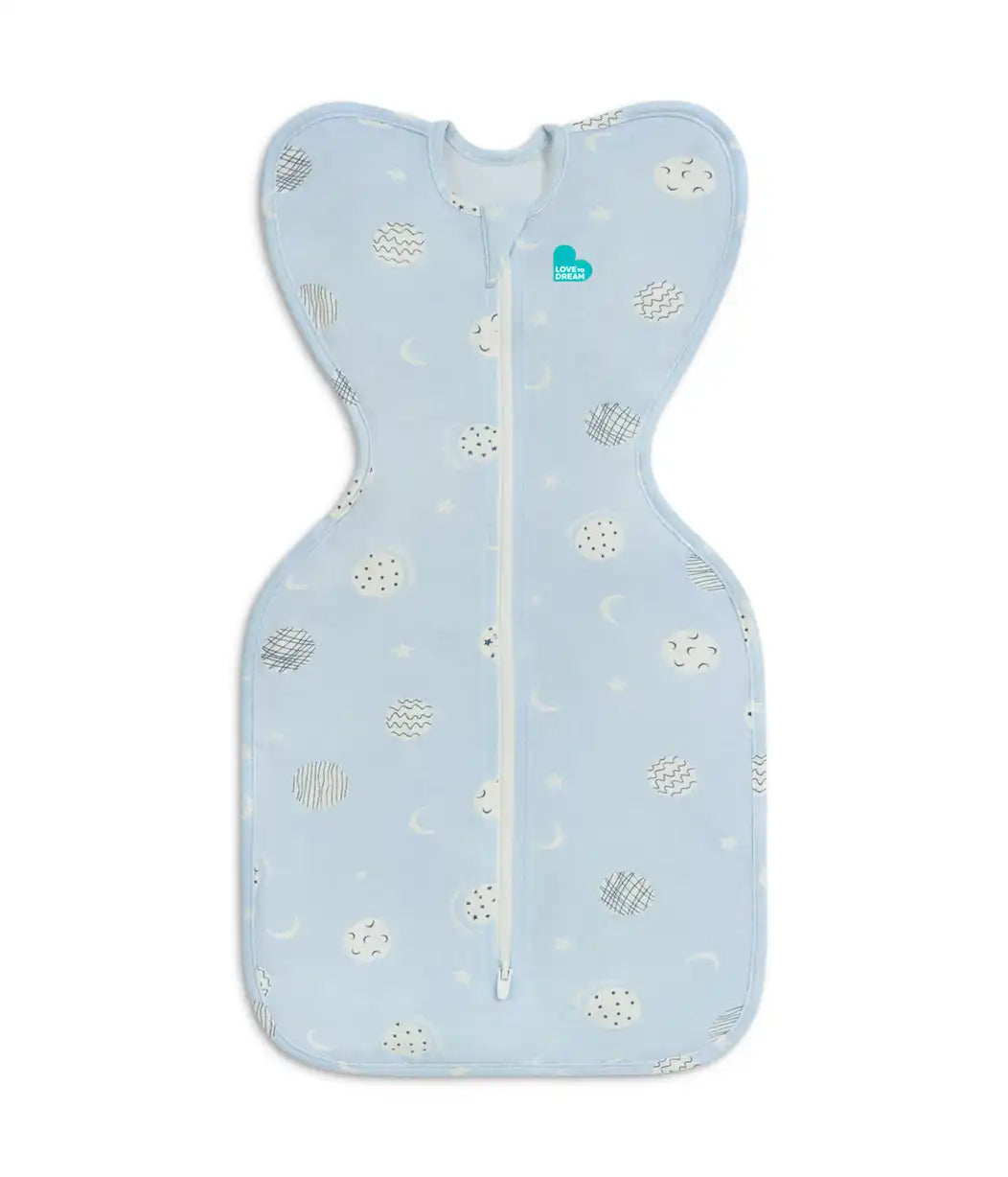 Swaddle Up™ 0.2 TOG Viscose from Bamboo Light Blue Little Dreamer