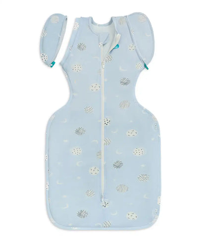 Swaddle Up™ 2-in-1 Transition Bag 0.2 TOG Viscose from Bamboo Light Blue Little Dreamer