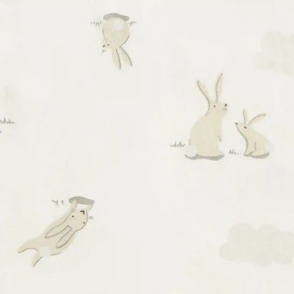 Swaddle Up™ 1.0 TOG Cotton White Cloud Bunnies
