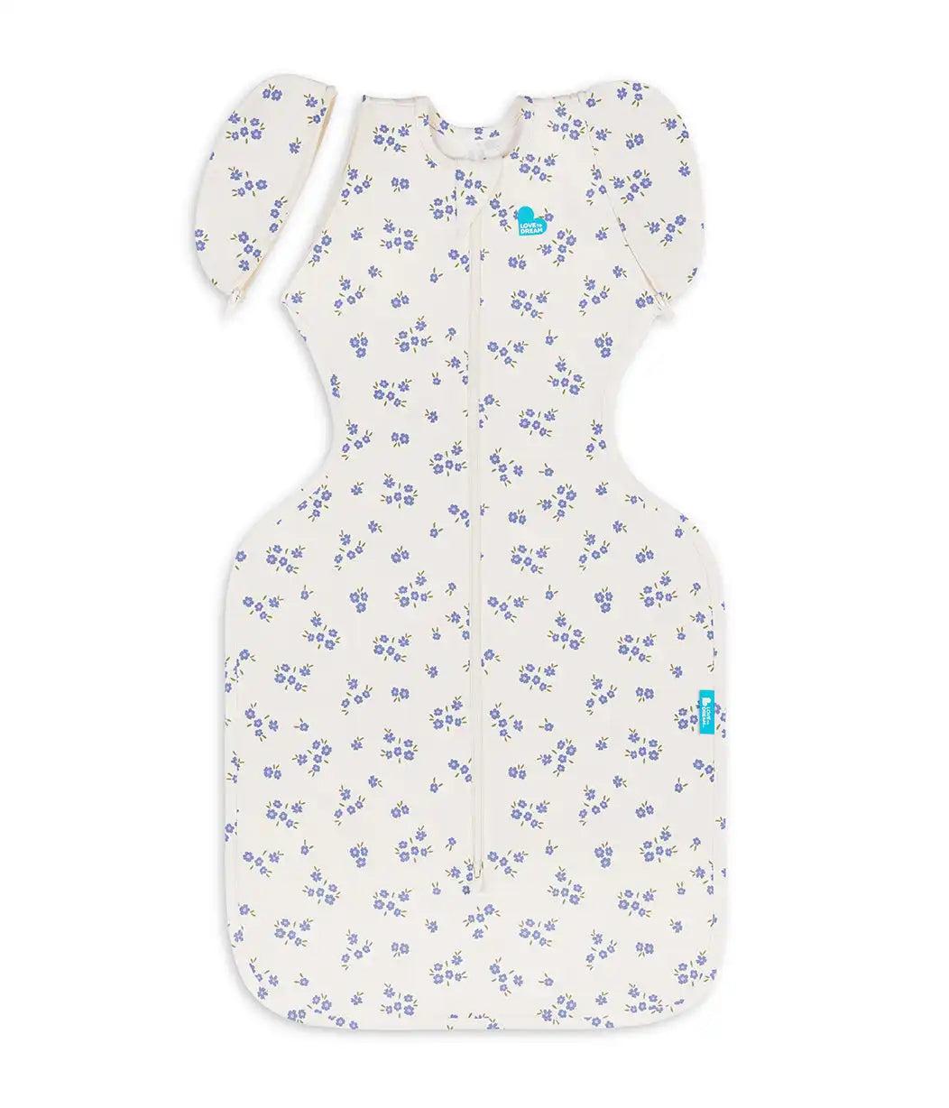 Swaddle Up™ 2-in-1 Transition Bag 1.0 TOG Cotton Jacaranda Meadow