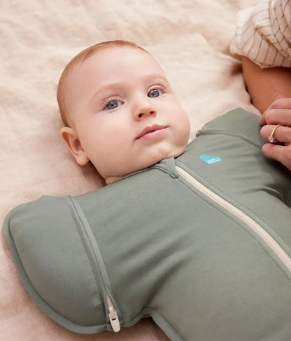 Swaddle Up™ 2-in-1 Transition Bag 1.0 TOG Cotton Deep Olive