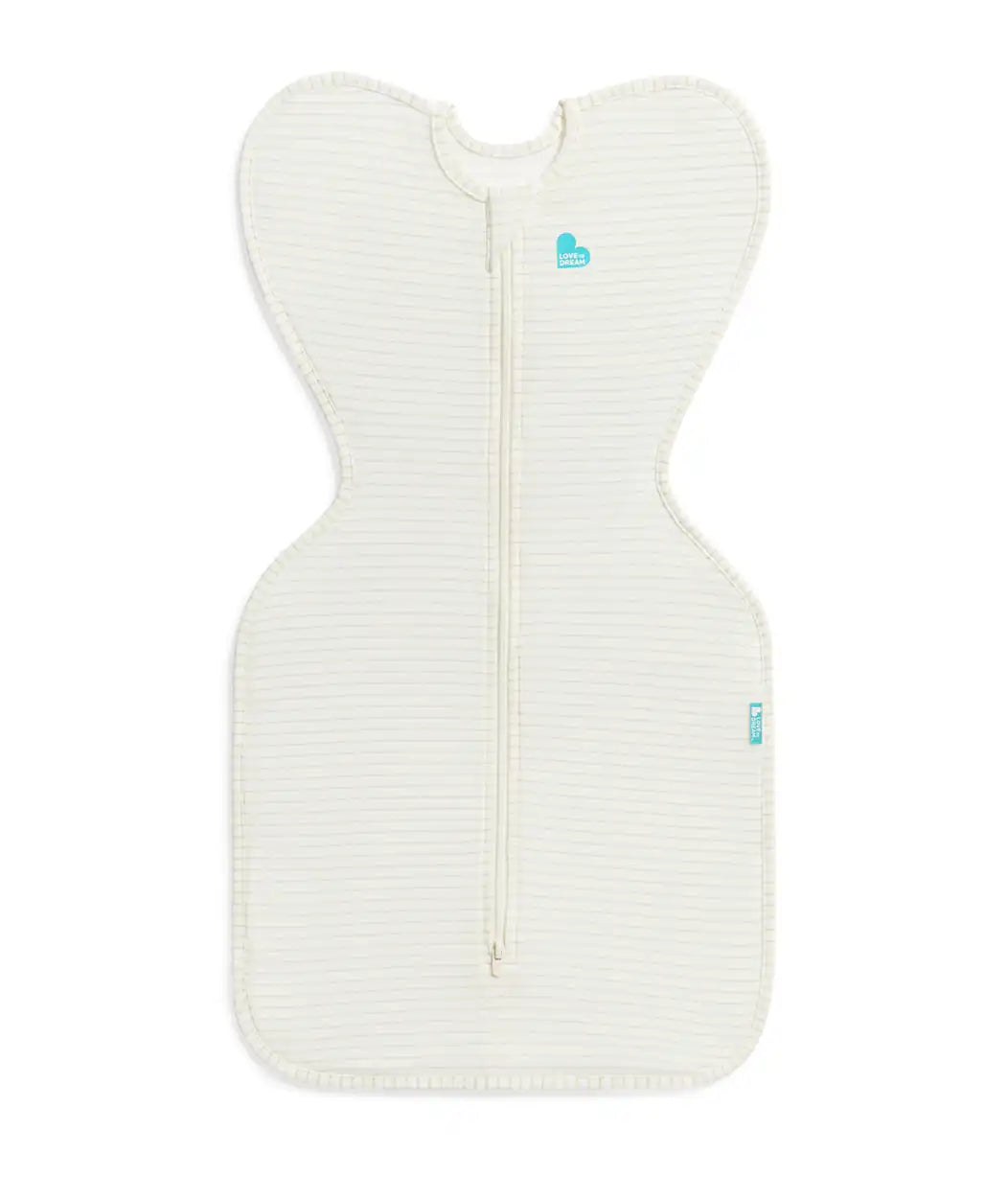 Swaddle Up™ 0.2 TOG Cotton Tan Breton Stripe