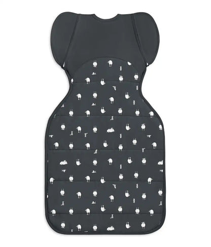 Swaddle Up™ 2-in-1 Transition Bag 2.5 TOG Organic Cotton/Merino Wool Charcoal Lamb's Best Friend