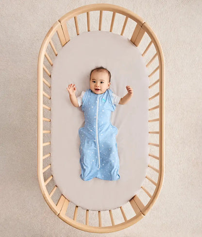 Swaddle Up™ 2-in-1 Transition Bag 1.0 TOG Viscose from Bamboo Light Blue Time and Space
