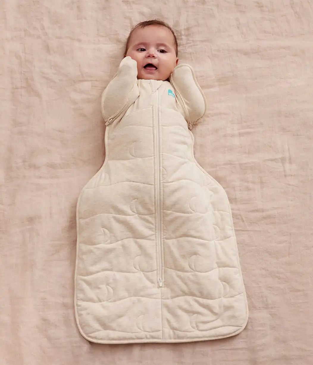 Swaddle Up™ 2-in-1 Transition Bag 3.5 TOG Cotton Oatmeal Moon Quilting