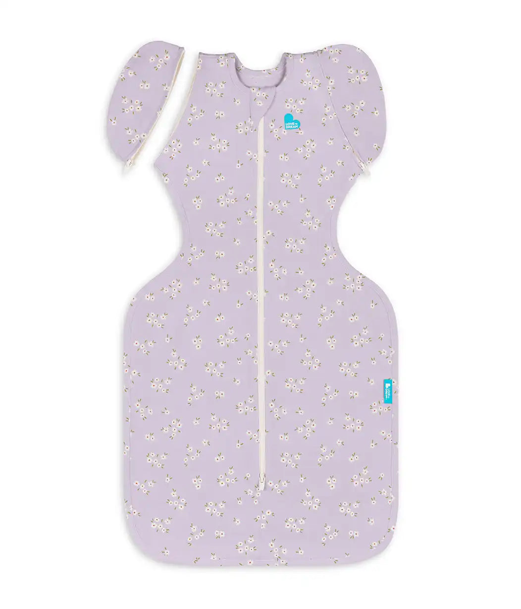 Swaddle Up™ 2-in-1 Transition Bag 1.0 TOG Cotton Lilac Meadow